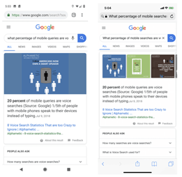 Google adds voice input to search bar on mobile devices